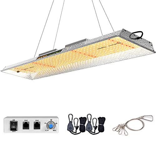 MARS HYDRO TSL 2000W Led Grow Light Daisy Chain Dimmable 2x4ft 3x5ft Full Spectrum Grow Light for Indoor Plants Veg Bloom Light with 704pcs LEDs Prosfessional Hydroponic Growing Lights for Greenhouse