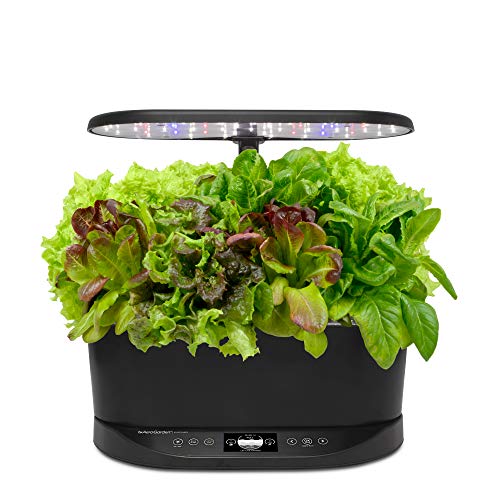 AeroGarden Bounty Basic - Indoor Garden with LED Grow Light, Black